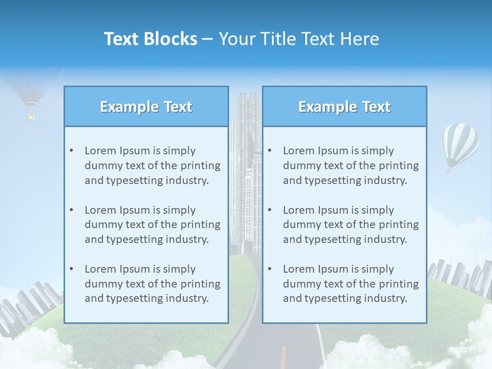 Nature Aerial Map PowerPoint Template