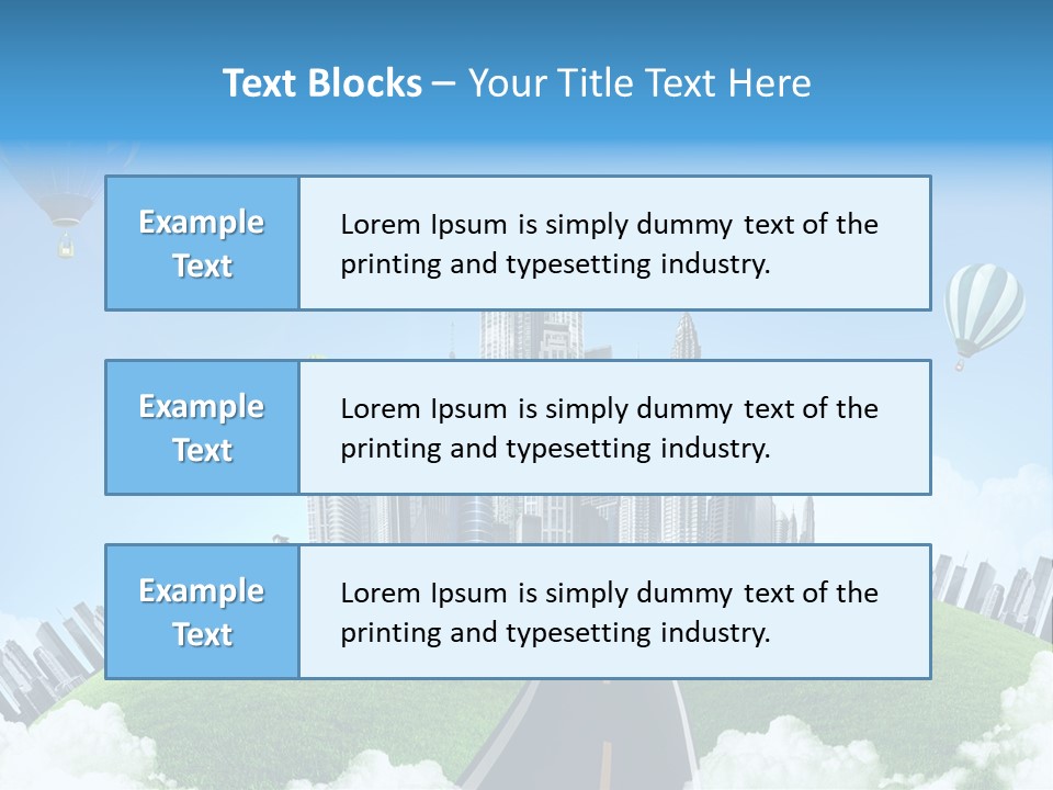 Nature Aerial Map PowerPoint Template