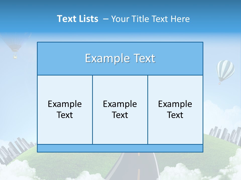 Nature Aerial Map PowerPoint Template