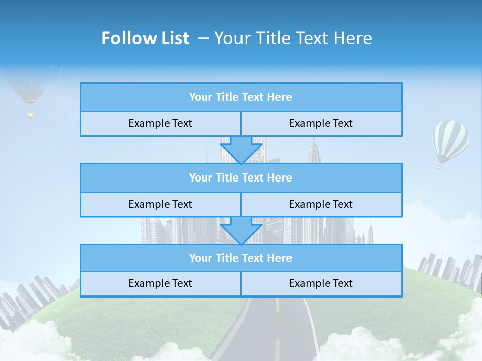 Nature Aerial Map PowerPoint Template