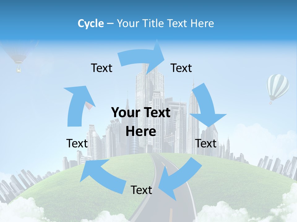 Nature Aerial Map PowerPoint Template