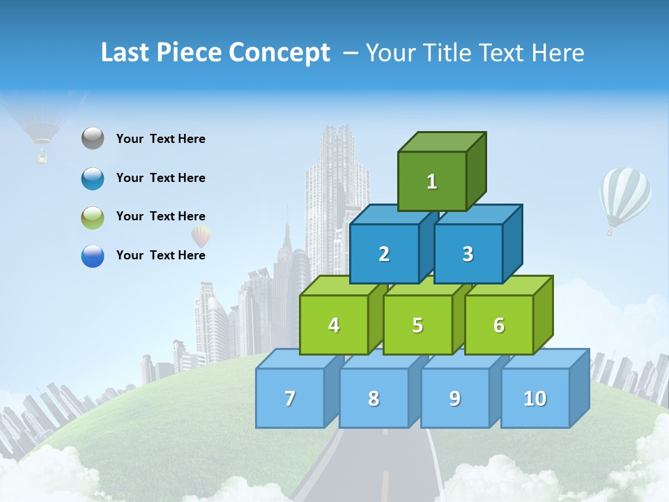 Nature Aerial Map PowerPoint Template