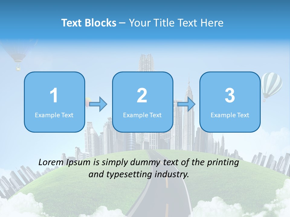 Nature Aerial Map PowerPoint Template