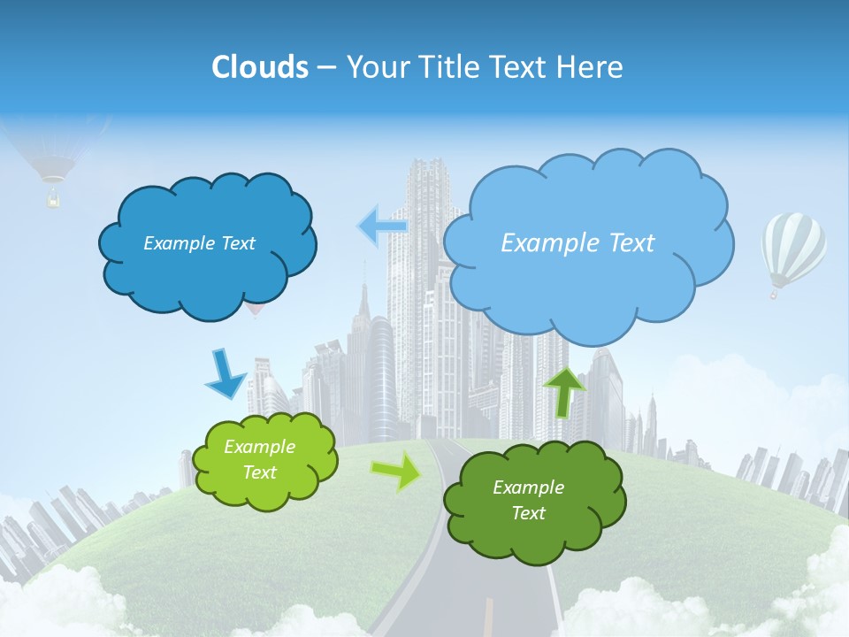 Nature Aerial Map PowerPoint Template