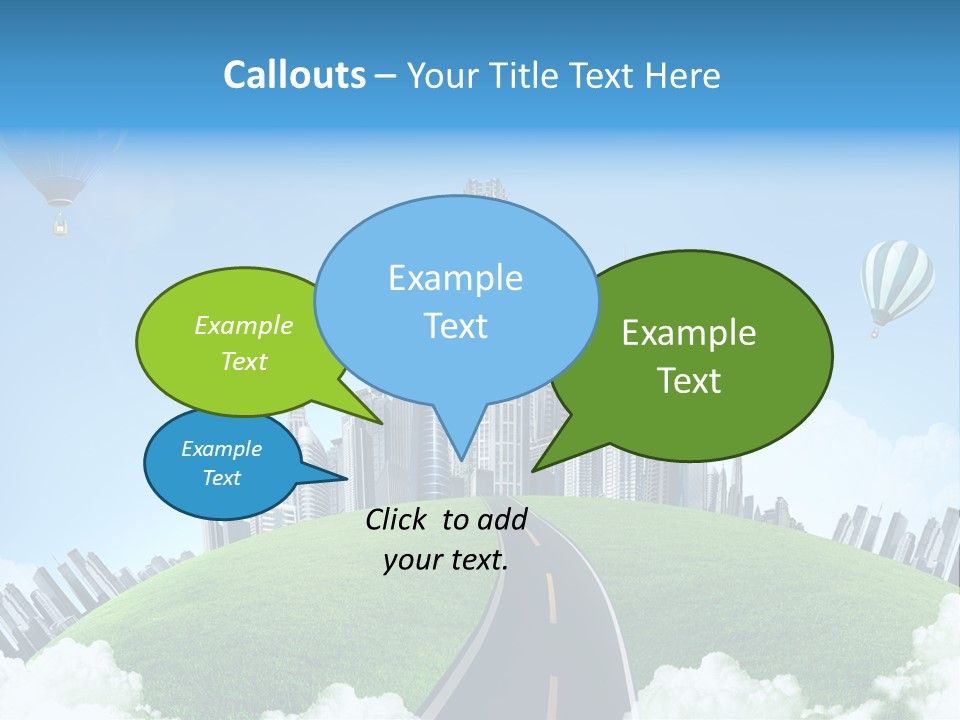Nature Aerial Map PowerPoint Template
