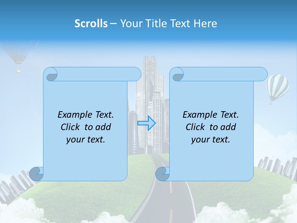 Nature Aerial Map PowerPoint Template