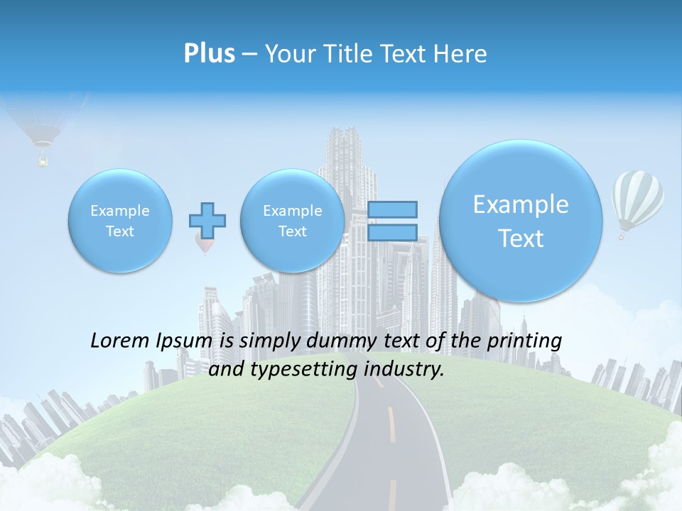 Nature Aerial Map PowerPoint Template