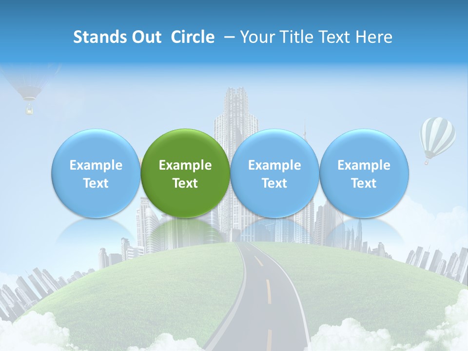 Nature Aerial Map PowerPoint Template