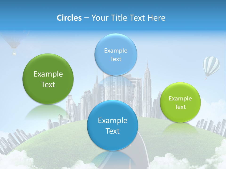 Nature Aerial Map PowerPoint Template