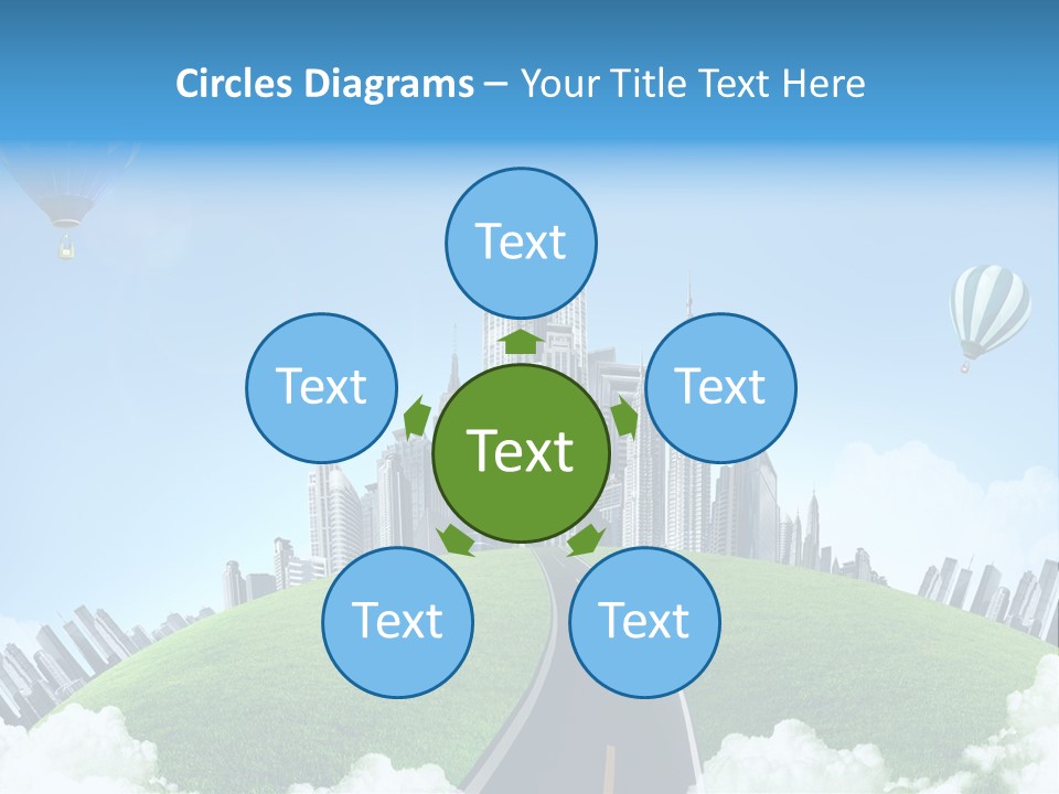 Nature Aerial Map PowerPoint Template