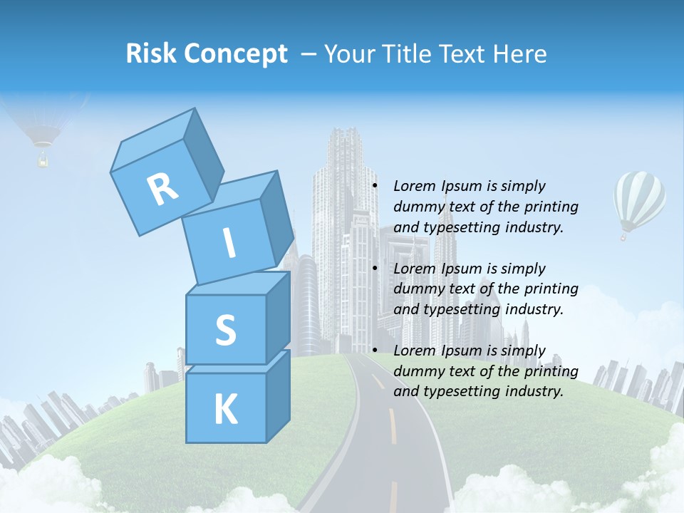 Nature Aerial Map PowerPoint Template
