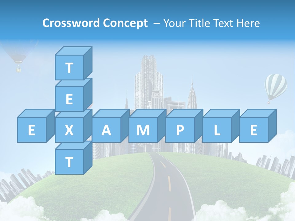 Nature Aerial Map PowerPoint Template