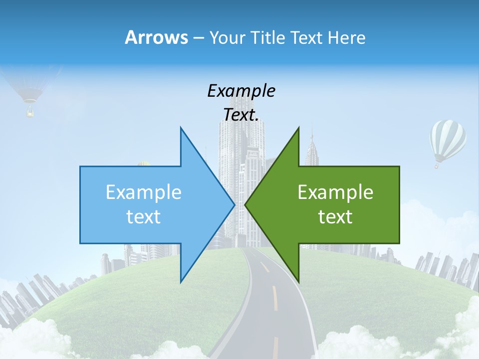 Nature Aerial Map PowerPoint Template