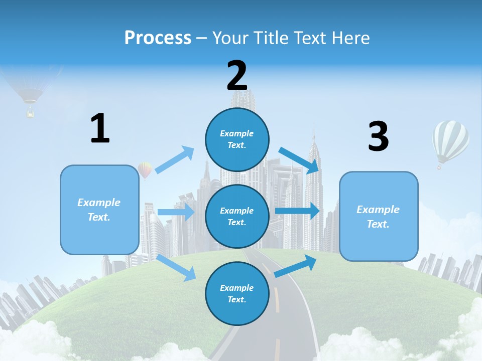 Nature Aerial Map PowerPoint Template