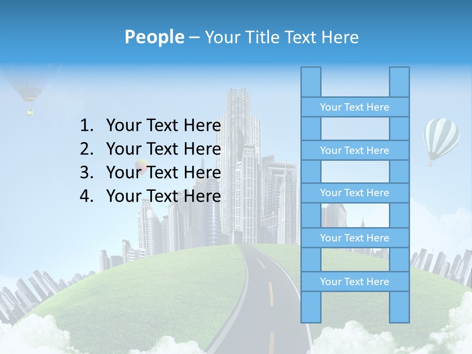 Nature Aerial Map PowerPoint Template