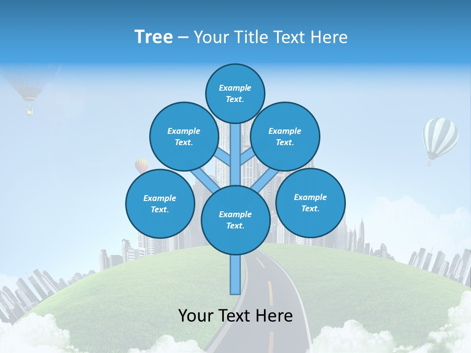 Nature Aerial Map PowerPoint Template
