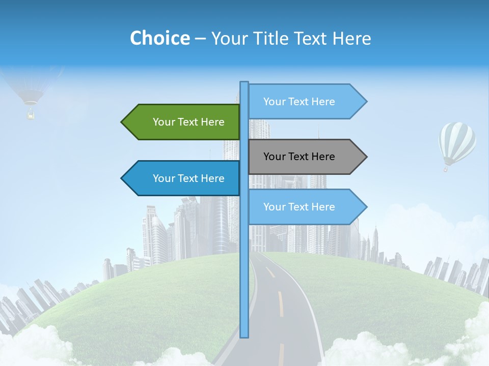 Nature Aerial Map PowerPoint Template