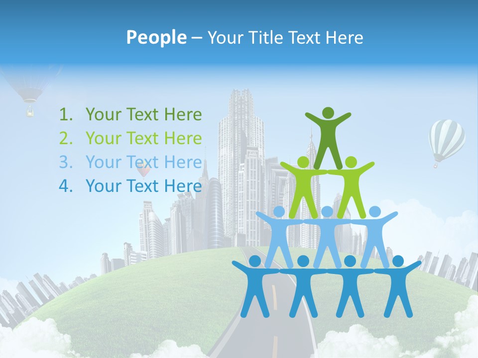 Nature Aerial Map PowerPoint Template