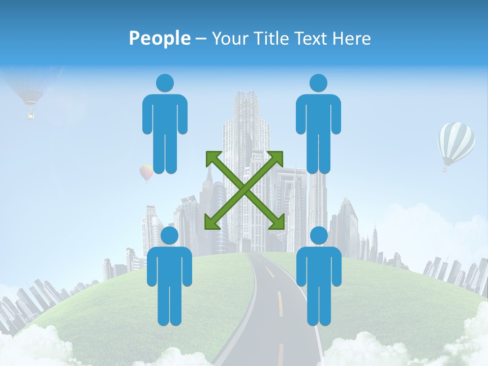 Nature Aerial Map PowerPoint Template