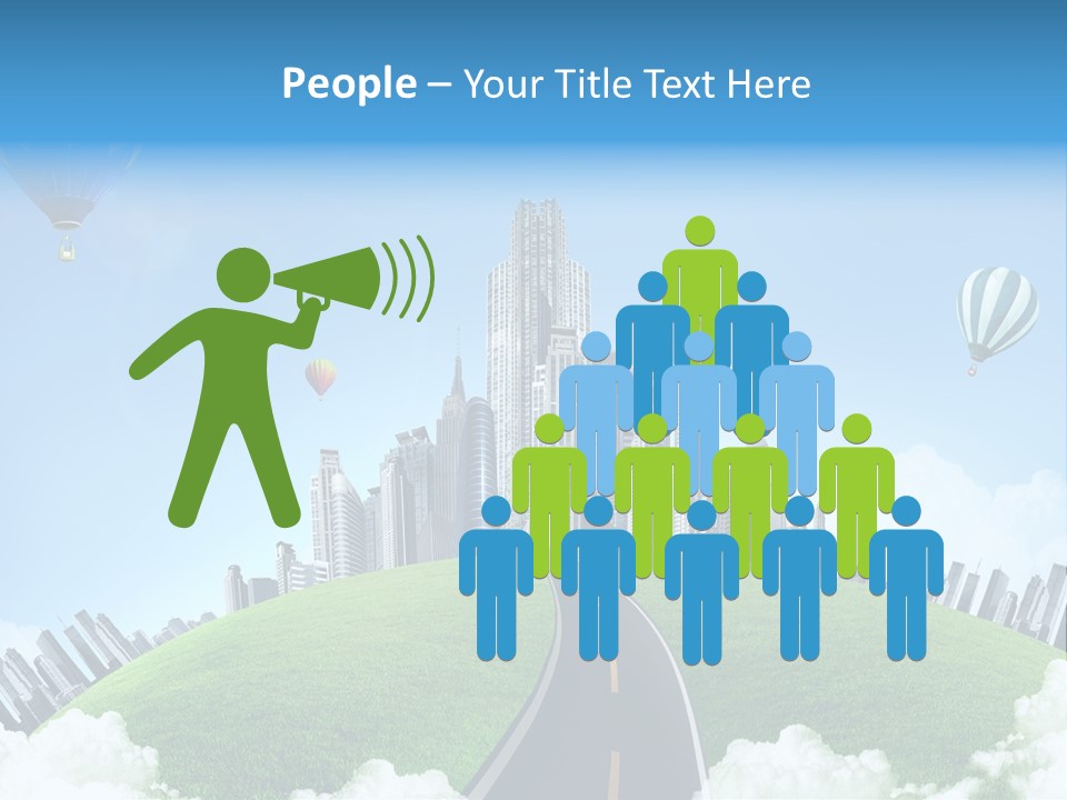 Nature Aerial Map PowerPoint Template