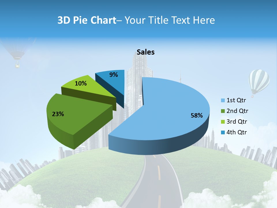 Nature Aerial Map PowerPoint Template