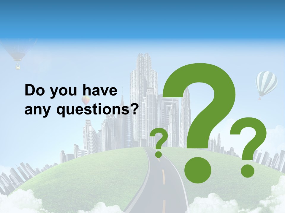 Nature Aerial Map PowerPoint Template