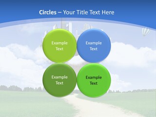 Day Cloud Land PowerPoint Template