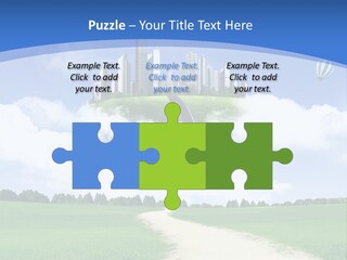 Day Cloud Land PowerPoint Template