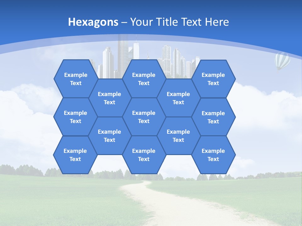 Day Cloud Land PowerPoint Template