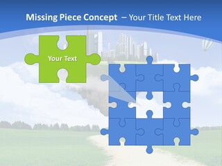 Day Cloud Land PowerPoint Template