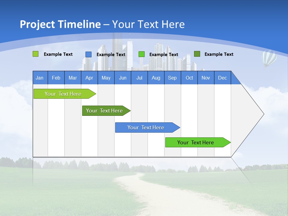Day Cloud Land PowerPoint Template