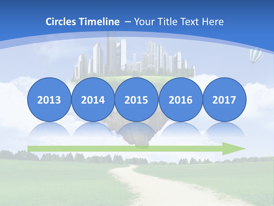Day Cloud Land PowerPoint Template