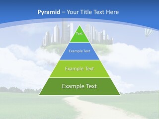 Day Cloud Land PowerPoint Template