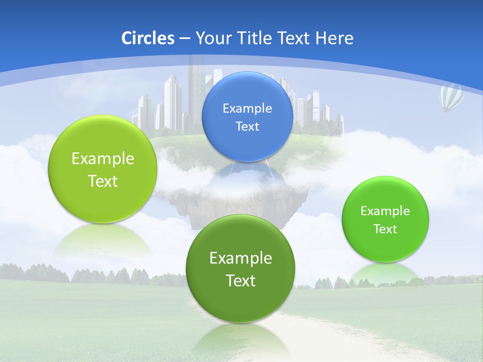Day Cloud Land PowerPoint Template