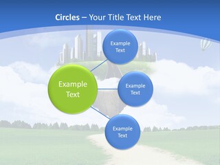 Day Cloud Land PowerPoint Template