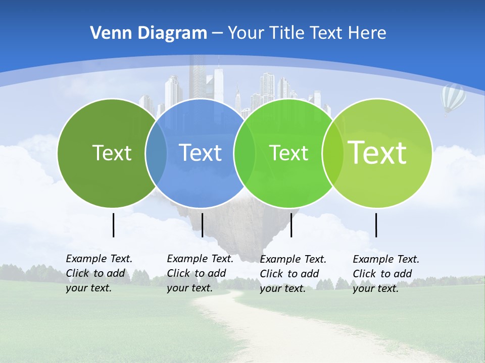 Day Cloud Land PowerPoint Template