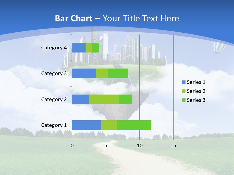 Day Cloud Land PowerPoint Template