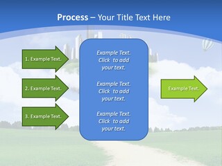 Day Cloud Land PowerPoint Template