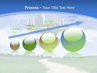 Day Cloud Land PowerPoint Template