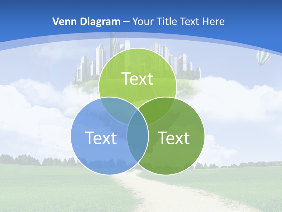 Day Cloud Land PowerPoint Template