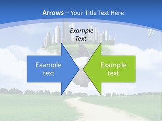 Day Cloud Land PowerPoint Template