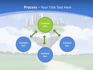 Day Cloud Land PowerPoint Template