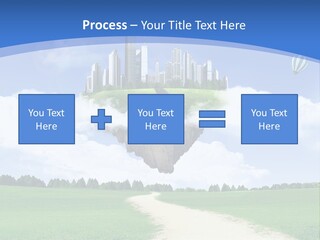 Day Cloud Land PowerPoint Template