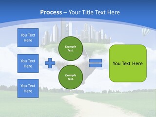 Day Cloud Land PowerPoint Template