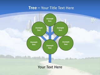 Day Cloud Land PowerPoint Template