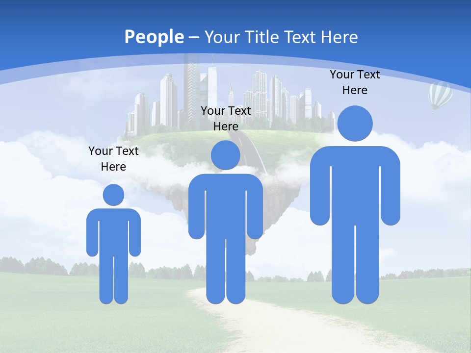 Day Cloud Land PowerPoint Template