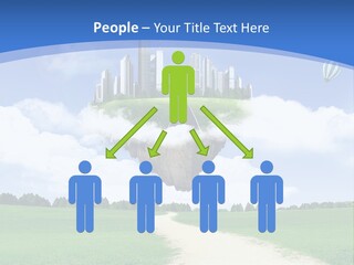 Day Cloud Land PowerPoint Template