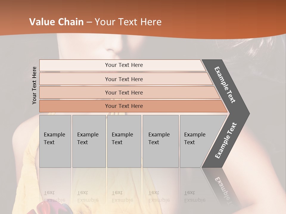 Yellow Female Beauty PowerPoint Template