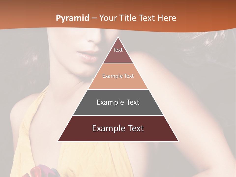 Yellow Female Beauty PowerPoint Template