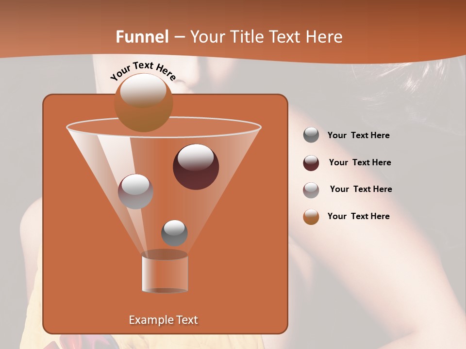 Yellow Female Beauty PowerPoint Template